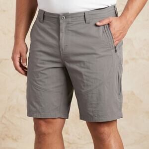 Kuhl Women's 22W Grey Renegade Cargo Hiking Shorts Gorpcore Outdoor Trail